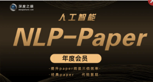 深度之眼-人工智能Paper年度会员（NLP方向）